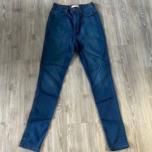 Vibrant High Waist Dark Skinny Jeans size 11